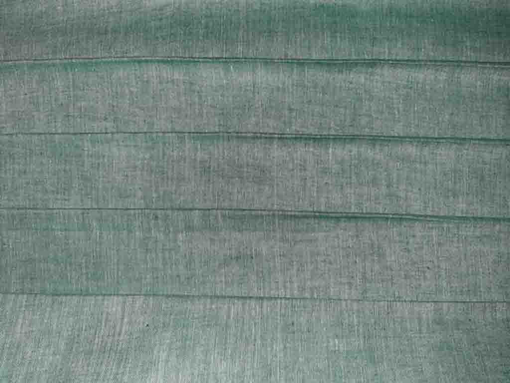 green-colour-plain-textured-handloom-cotton-fabric