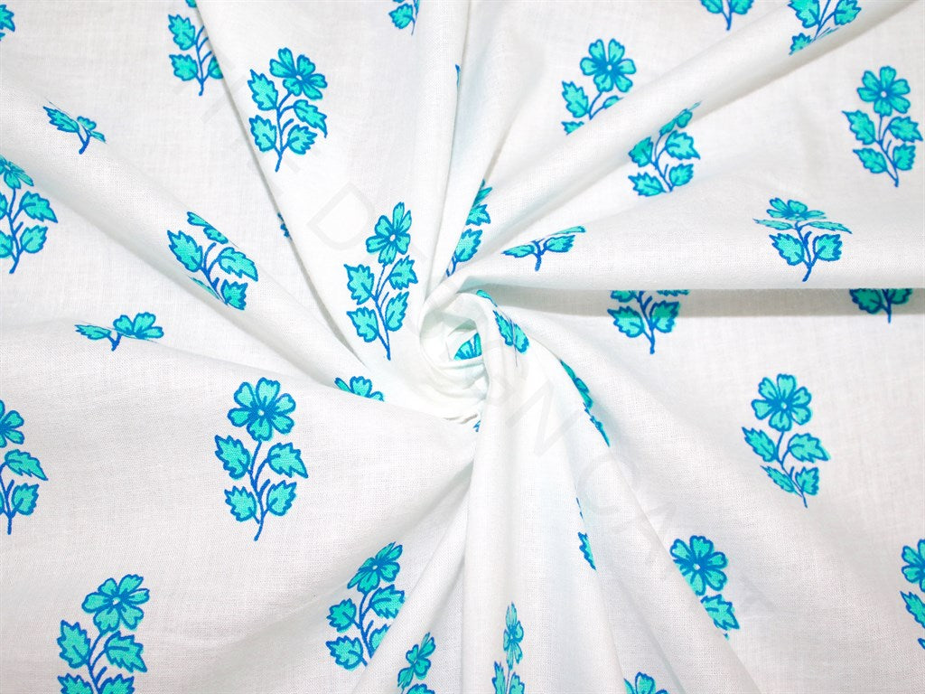 white-turquoise-blue-floral-motif-cotton-fabric-rp-d56-tbpgt-c