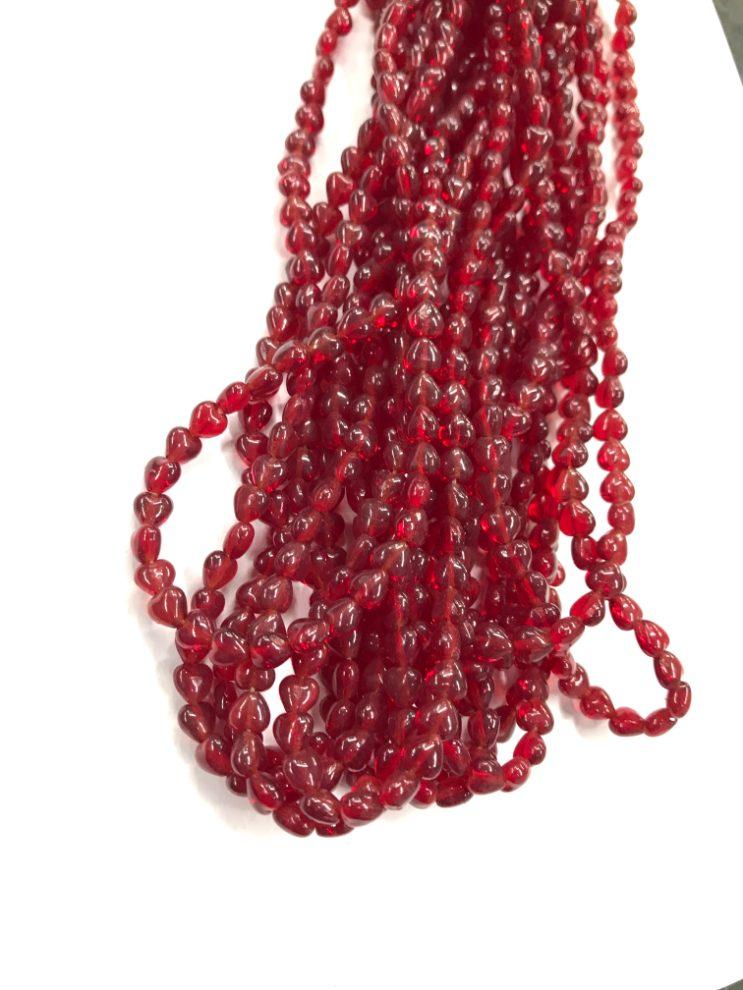 heart-shaped-red-transparent-pressed-beads