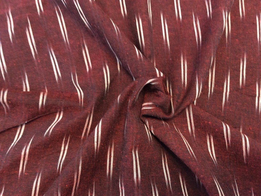 brown-ikat-print-cotton-ikat-fabric-i-536