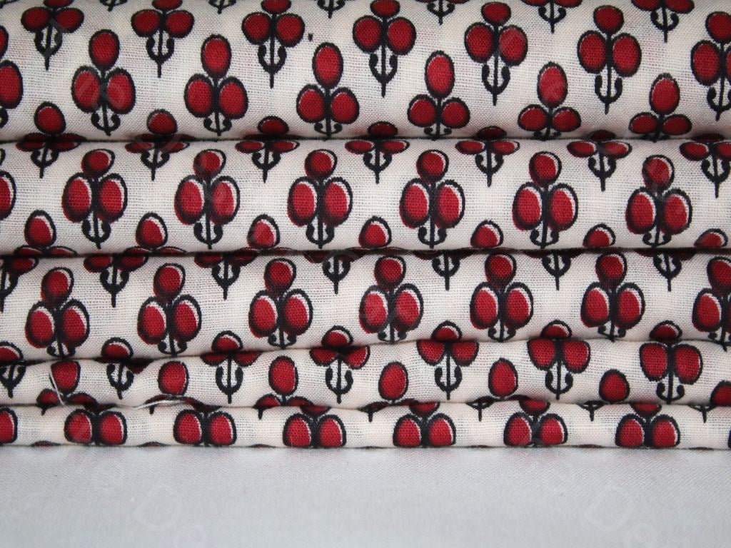 wine-red-clover-cotton-fabric