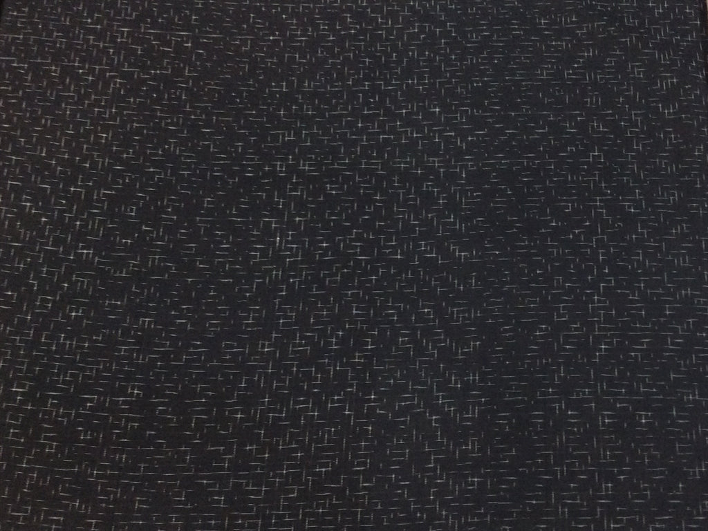 Dull Black Abstract Designer Cotton Ikat Fabric | The Design Cart (4336499556421)