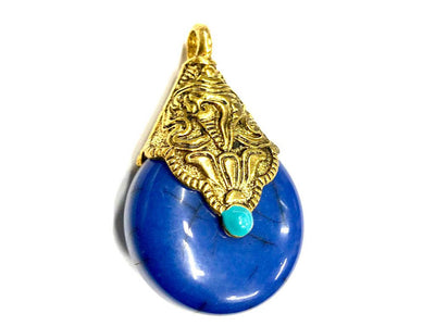 ink-blue-circular-stone-pendant-with-designer-golden-cap-42x27-mm