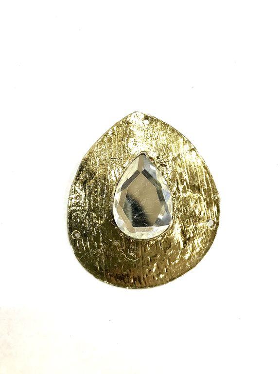 irregular-drop-shaped-metal-piece