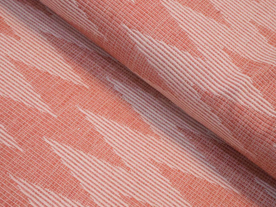 dull-orange-chevron-cotton-jacquard-fabric