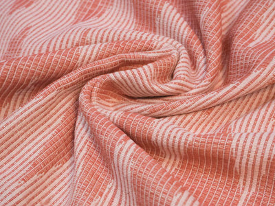 dull-orange-chevron-cotton-jacquard-fabric