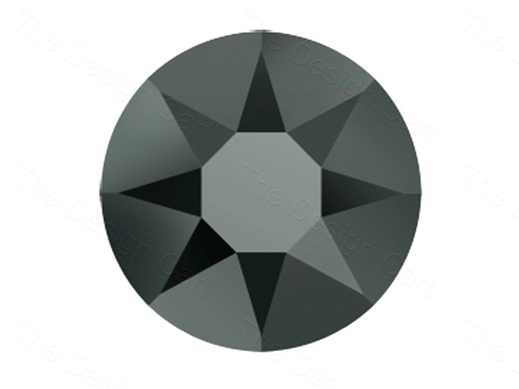 Jet Hematite Preciosa Hotfix Rhinestones (1628266889250)