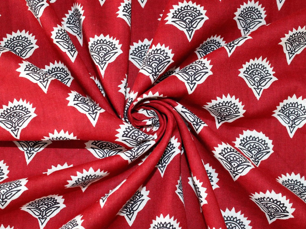 red-black-flower-motif-cotton-fabric-rp-d73-mb-c