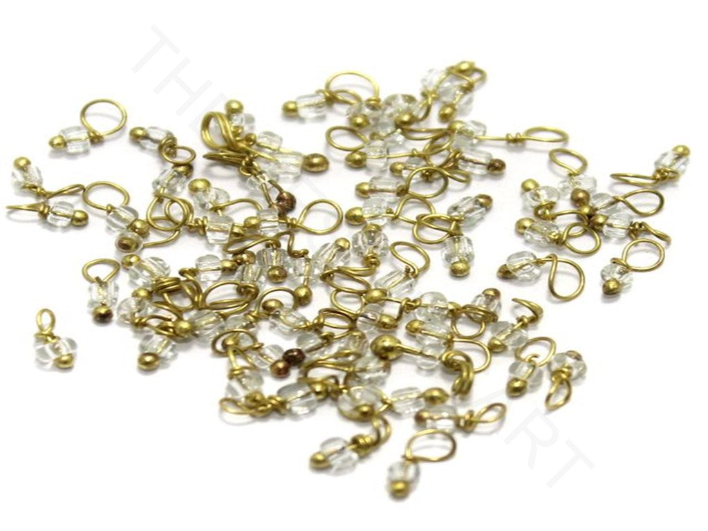 White Loreal Beads (1 mm) | The Design Cart (3782745423906)