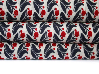crimson-lantana-design-cotton-fabric