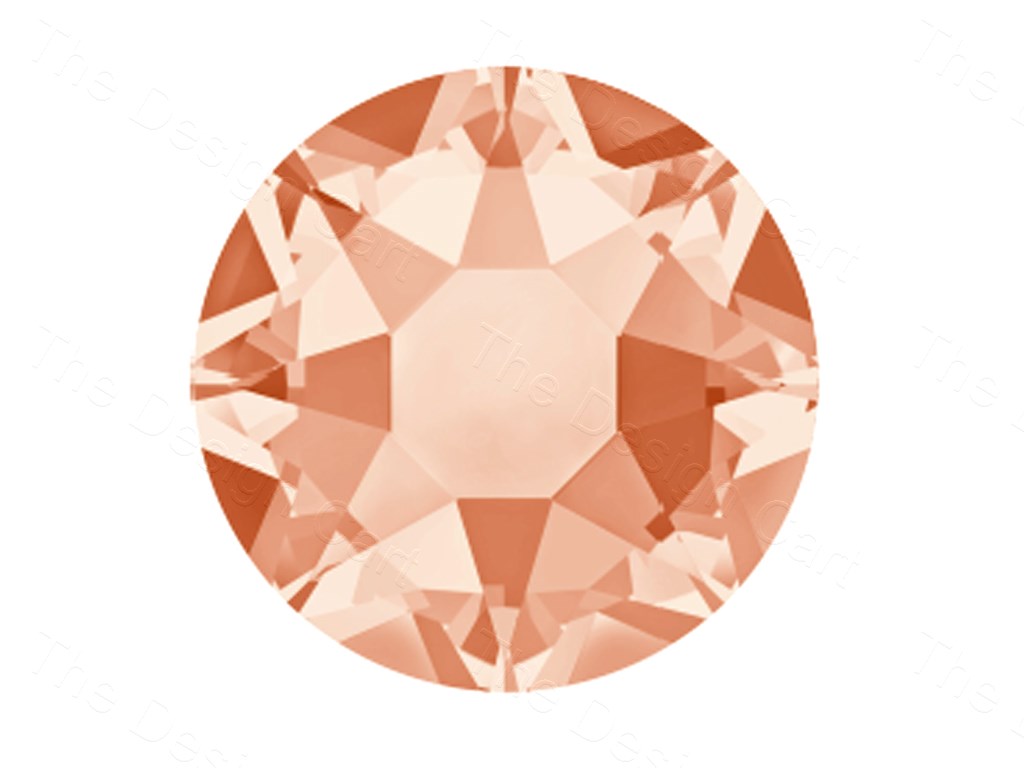 Light Peach Preciosa Hotfix Rhinestones (1628267675682)