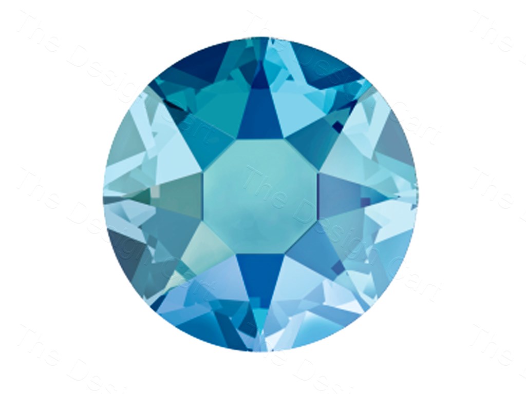 Light Sapphire Shimmer Swarovski Hotfix Rhinestones (1628268003362)