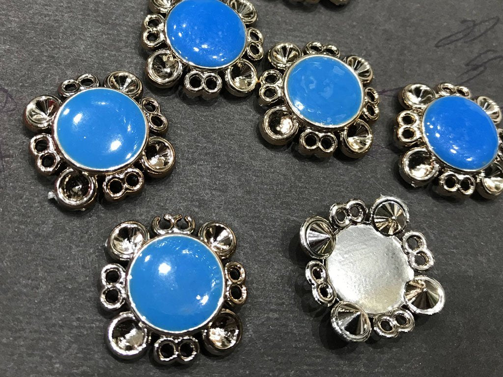 light-blue-square-plastic-stone-with-ccb-frame-enamel-fill-30-mm