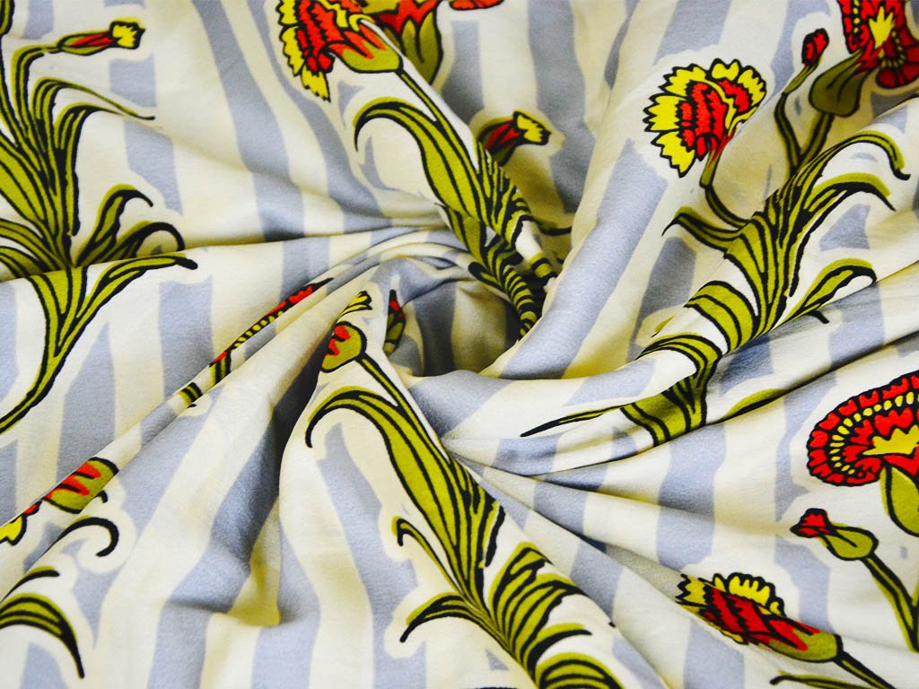 light-blue-stripes-with-floral-print-satin-fabric