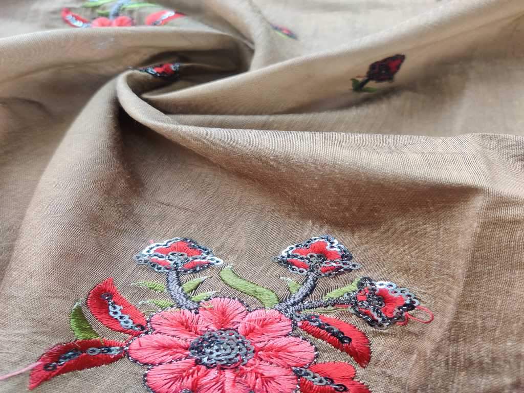 light-brown-chanderi-with-embellished-sequins-embroidered-floral-motifs