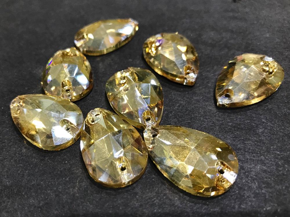 light-golden-drop-glass-stones-25x18-mm