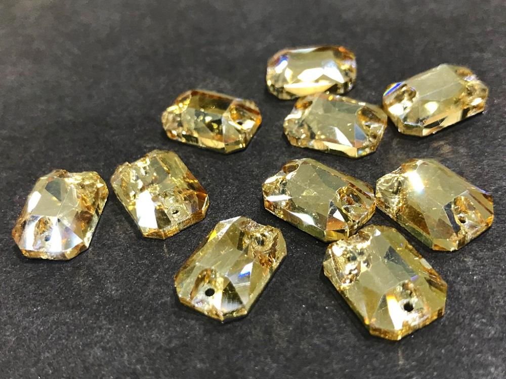 light-golden-octagonal-glass-stones-14x10-mm