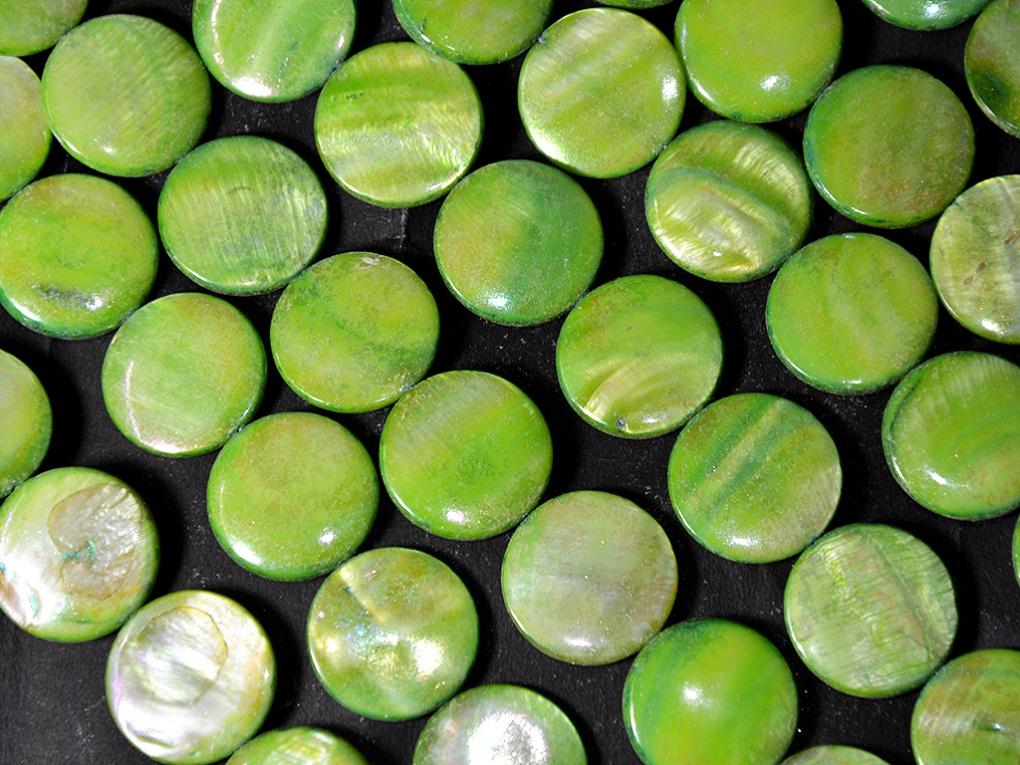 light-green-flat-circular-designer-glass-shell-beads-20-mm