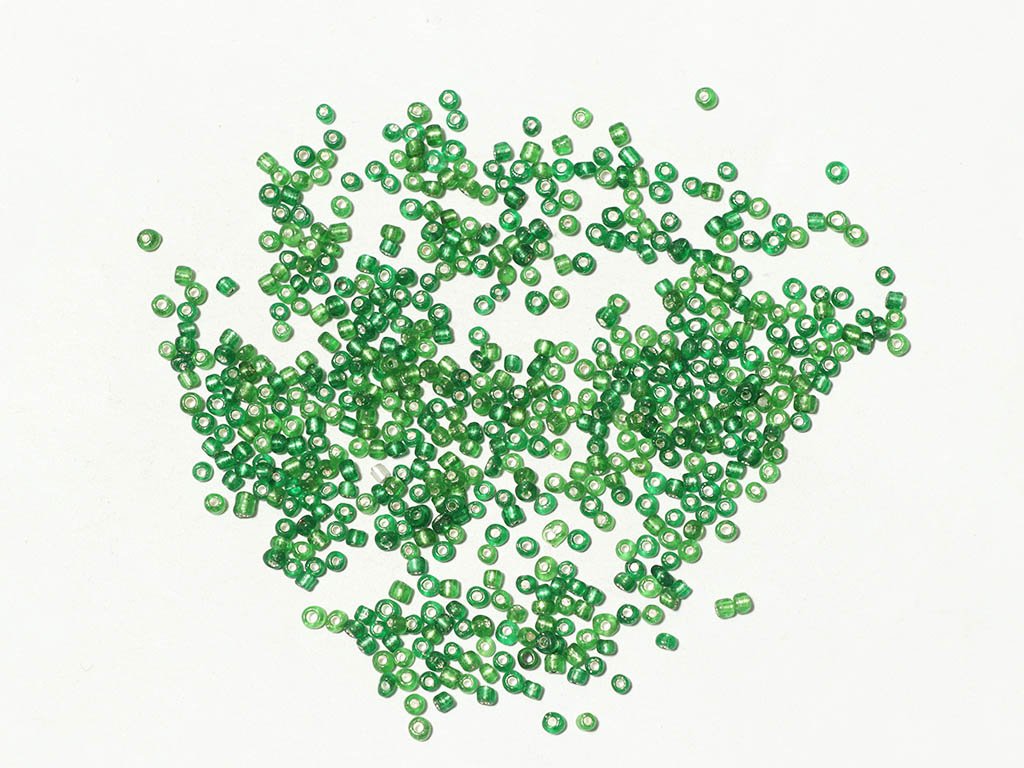 light-green-silver-round-rocaille-glass-seed-beads