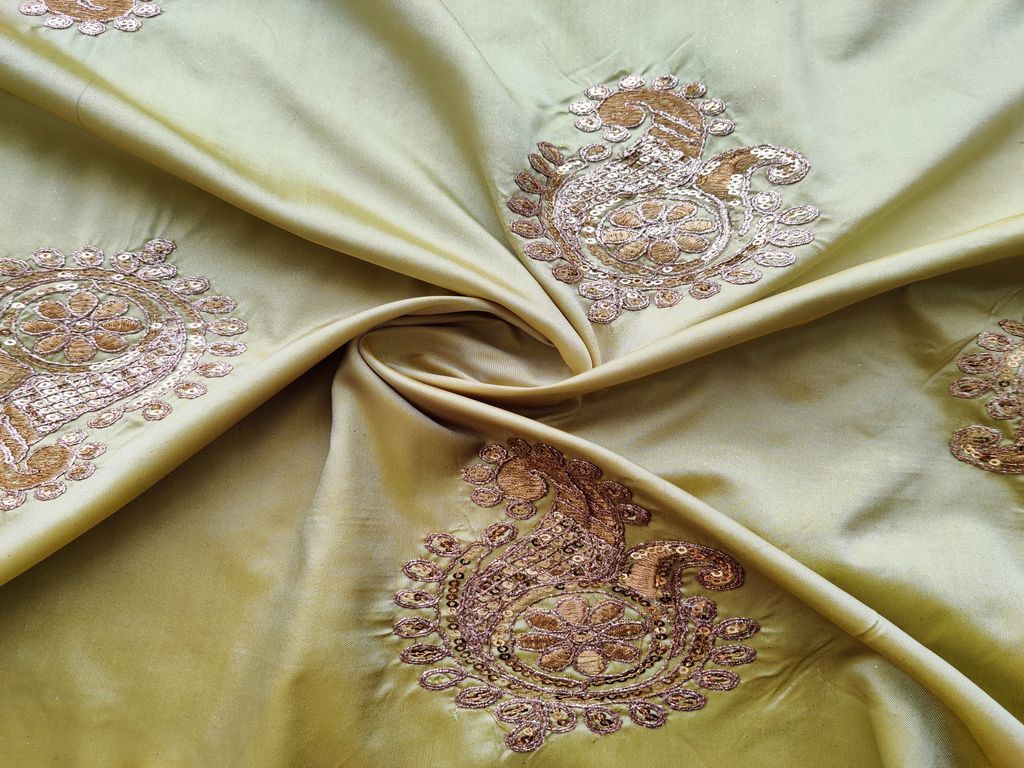 light-green-taffeta-silk-with-golden-sequins-dori-motifs-allover