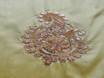 light-green-taffeta-silk-with-golden-sequins-dori-motifs-allover