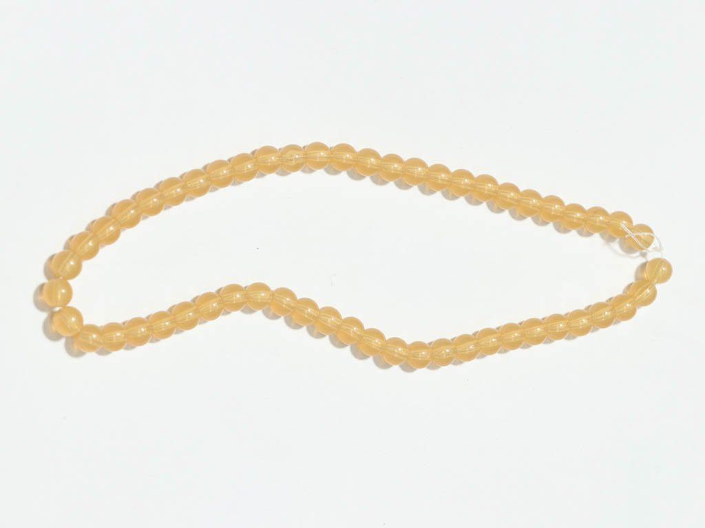 light-mustard-transparent-circular-plastic-beads-8-mm