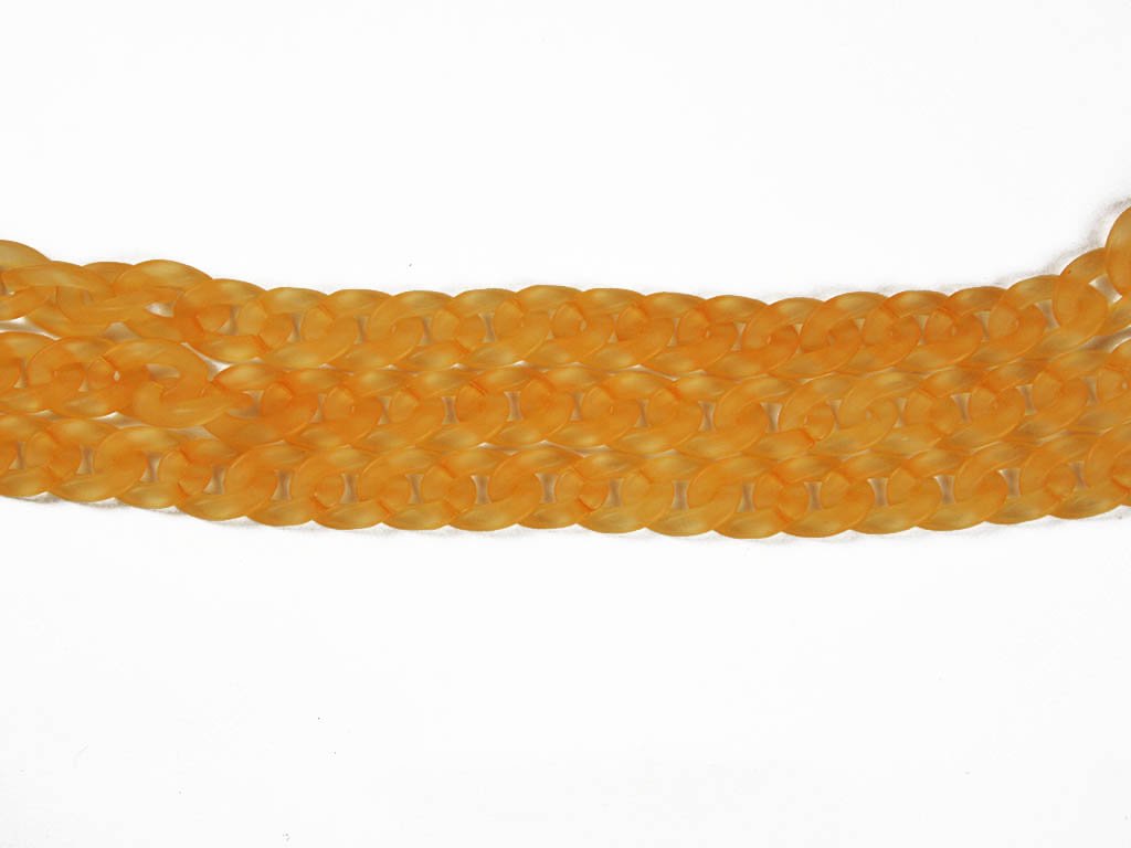light-orange-circular-acrylic-chains