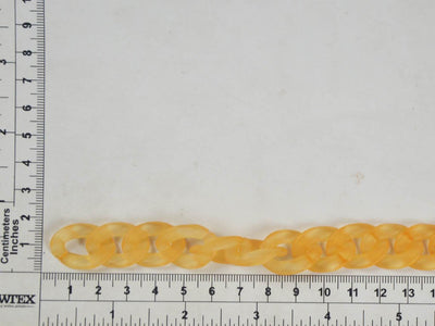 light-orange-circular-acrylic-chains