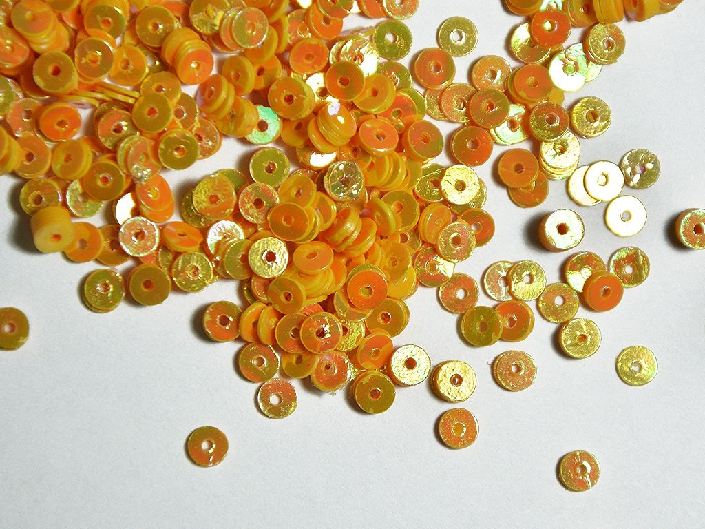 light-orange-opaque-circular-plastic-sequins