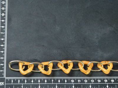 light-orange-triangular-acrylic-chains