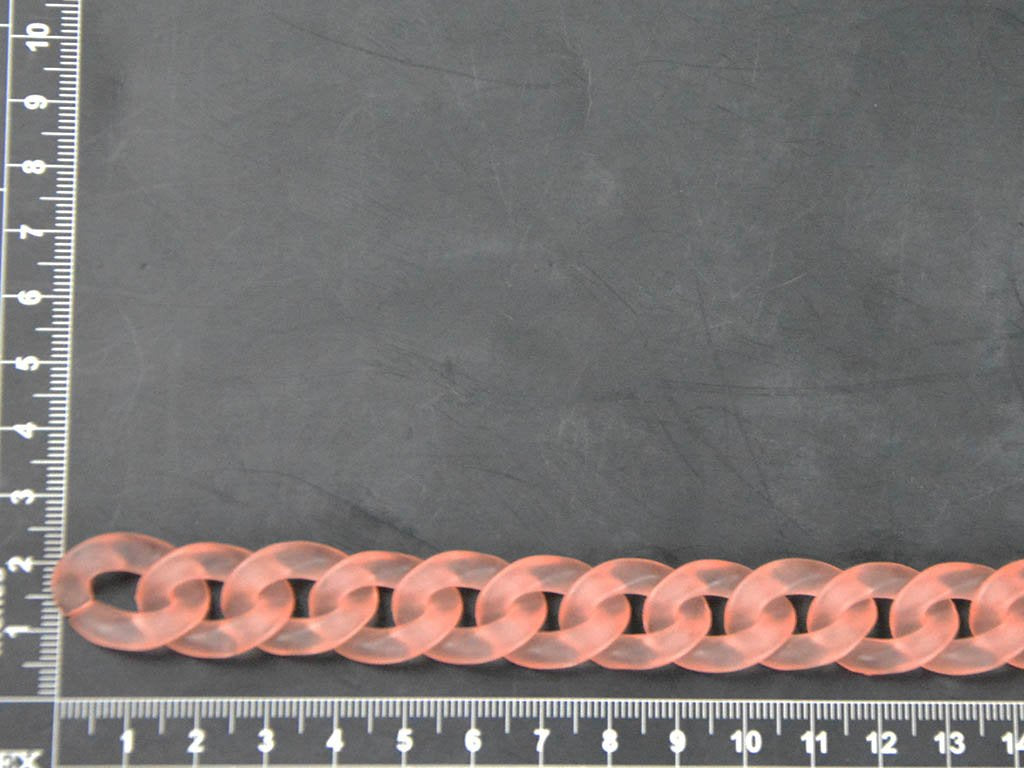 light-peach-transparent-circular-acrylic-chains