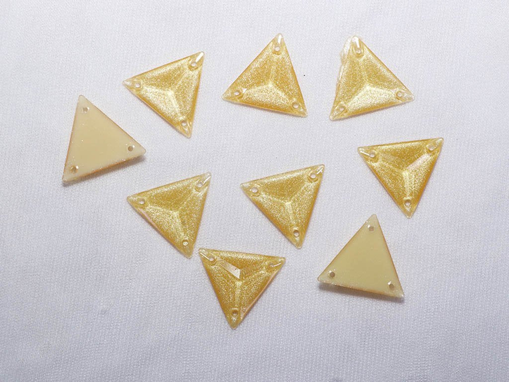 light-yellow-designer-triangular-plastic-stones-23x23-mm
