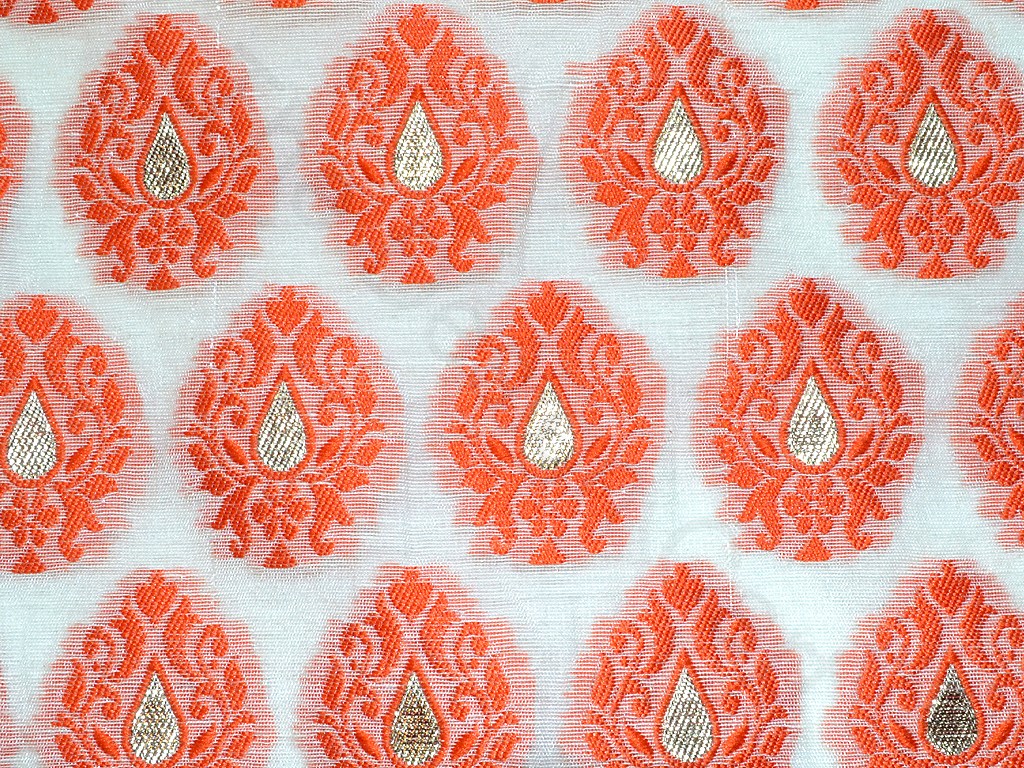 orange-motifs-chanderi-brocade-fabric-se-m-4