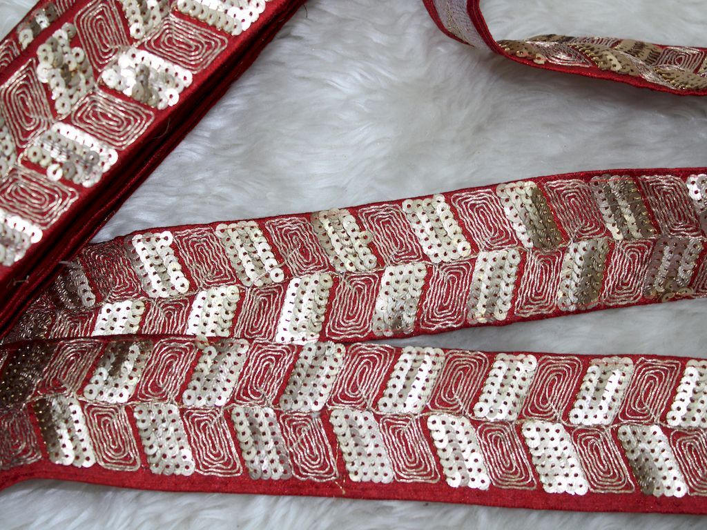 maroon-fancy-sequence-work-lace-1