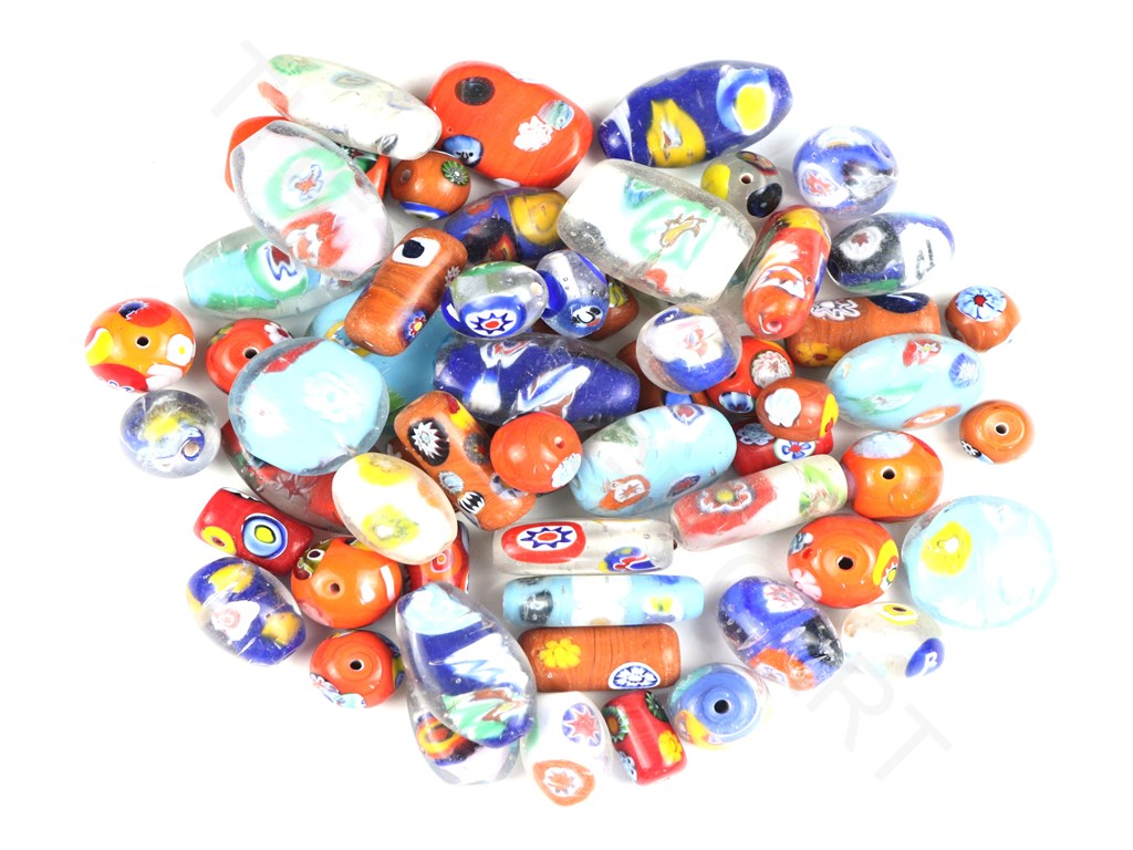 Multicolour 1 Italian Chip Glass Beads | The Design Cart (4332661604421)