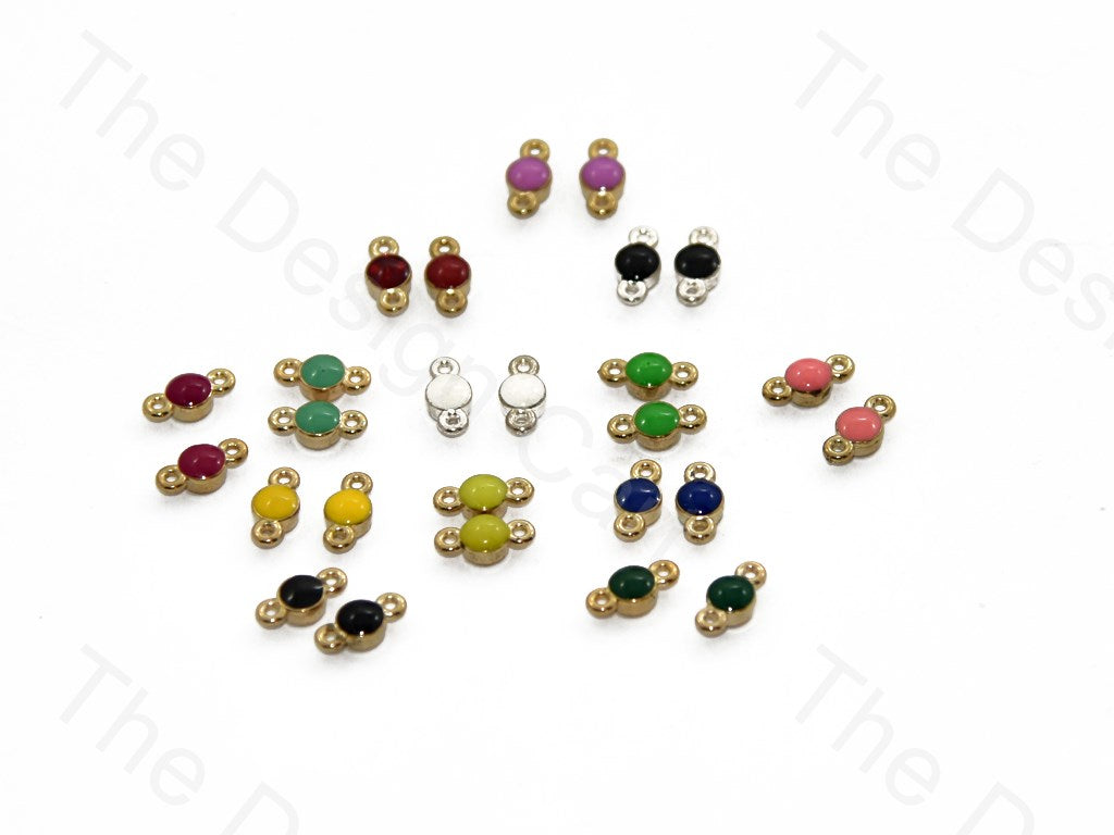 Round Sew On Plastic Stones With Enamel (398329118754)