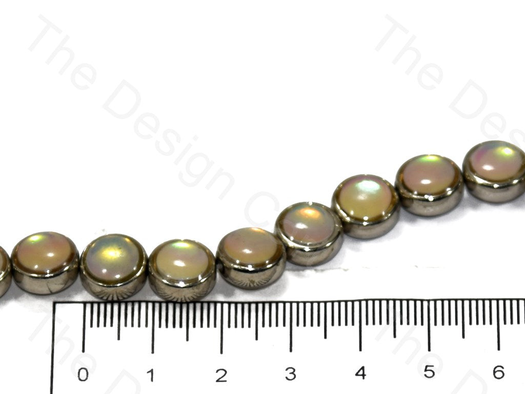 Round Glossy Plastic Stones with enamel (398329708578)