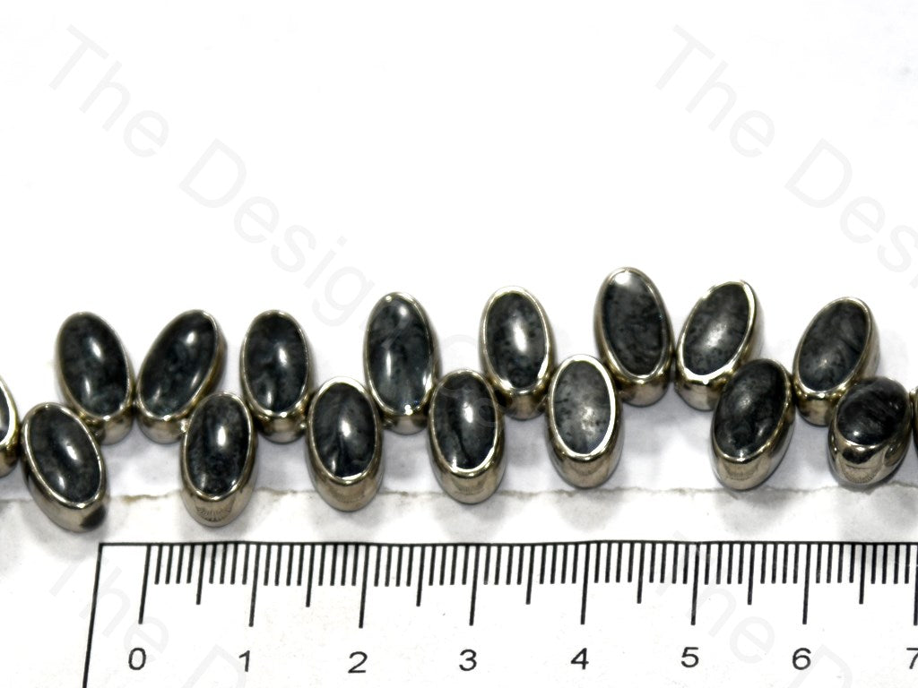 Vertical Oval Glossy Plastic Stones with enamel (398330298402)