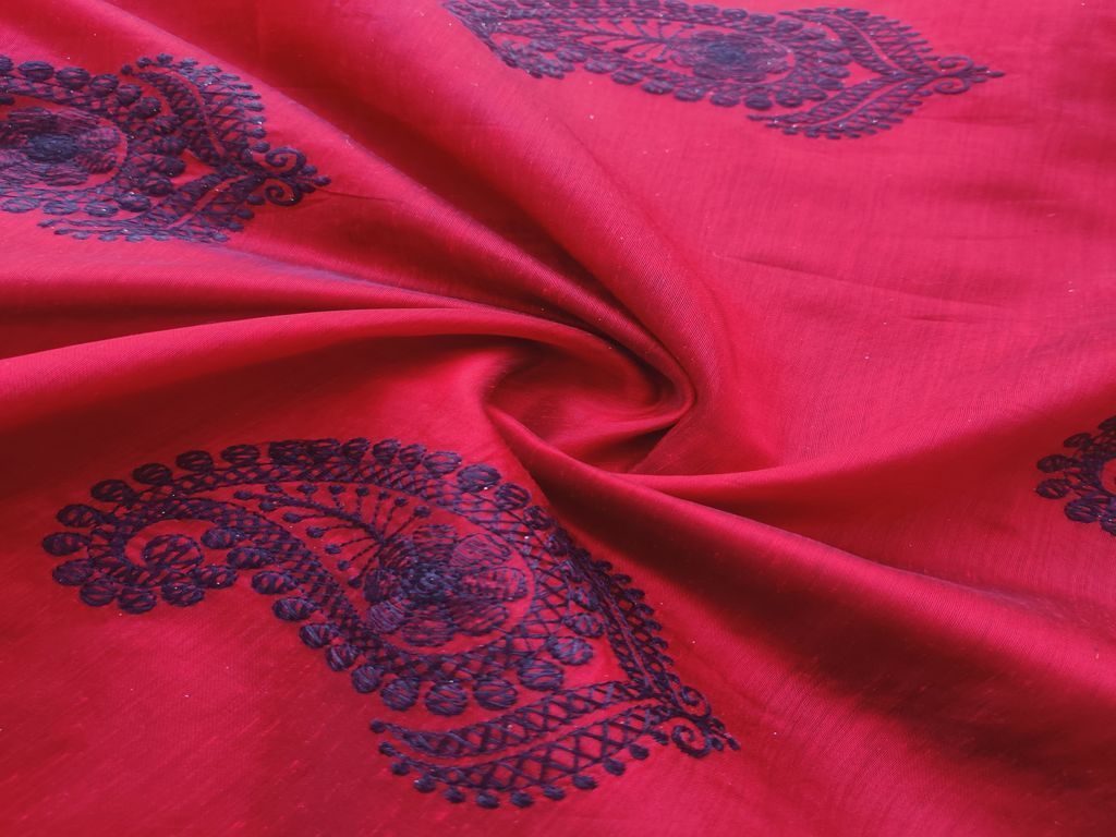 maroon-chanderi-with-black-lakhnavi-embroidered-motifs-allover