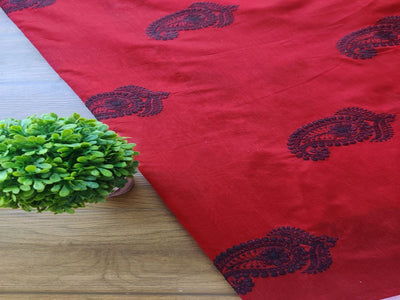 maroon-chanderi-with-black-lakhnavi-embroidered-motifs-allover