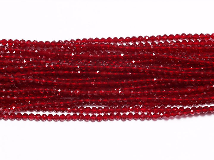 Maroon Hydro Spherical Crystal Beads
