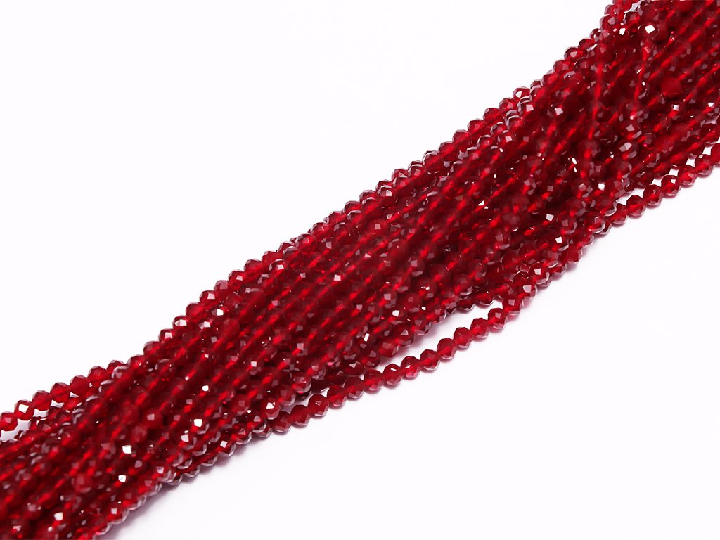 Maroon Hydro Spherical Crystal Beads - Main Image