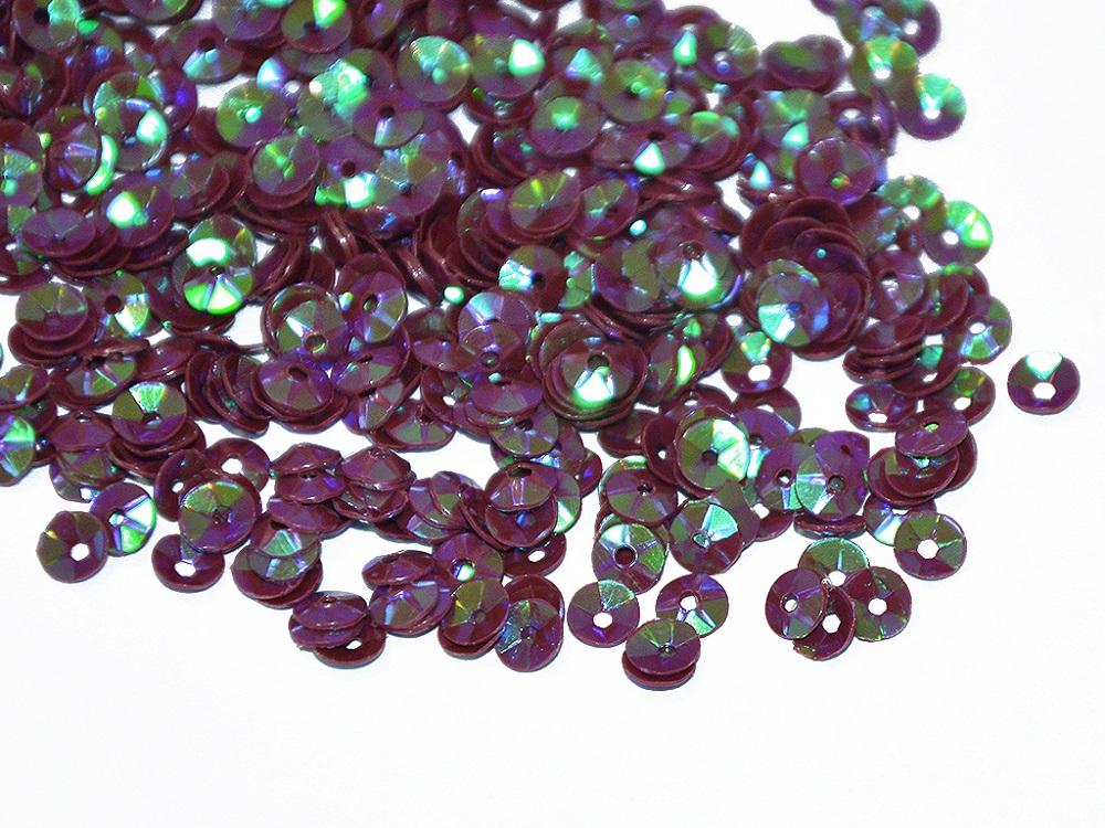 maroon-rainbow-bowl-plastic-sequins