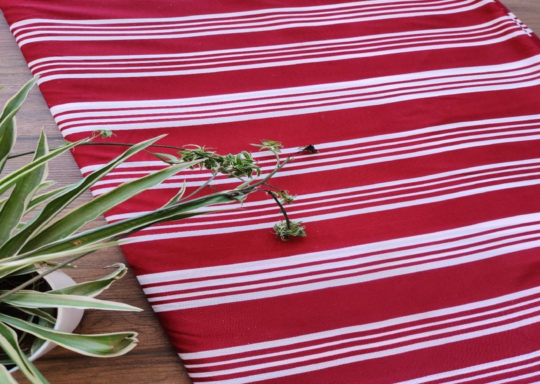 maroon-white-striped-poly-crepe-fabric-4