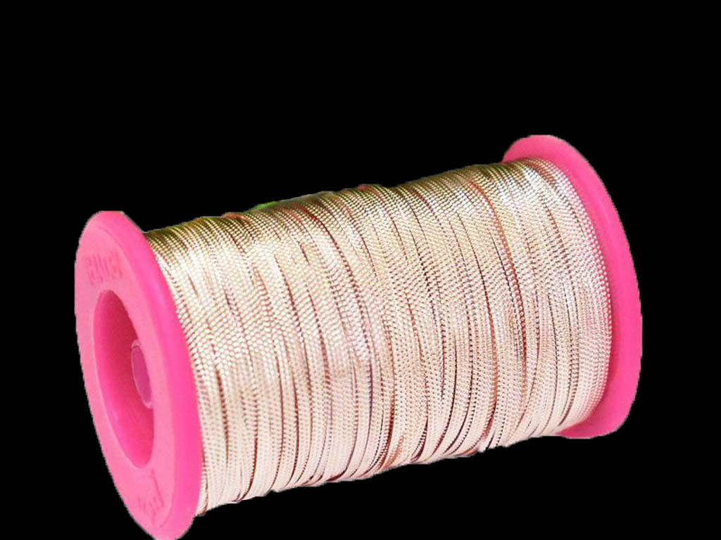 rose-golden-triangular-pattern-embossed-mukaish-metal-strips