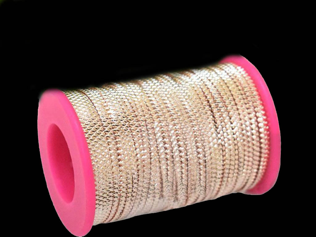 rose-golden-diamond-pattern-embossed-mukaish-metal-strips