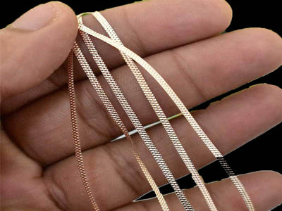 rose-golden-triangular-pattern-embossed-mukaish-metal-strips