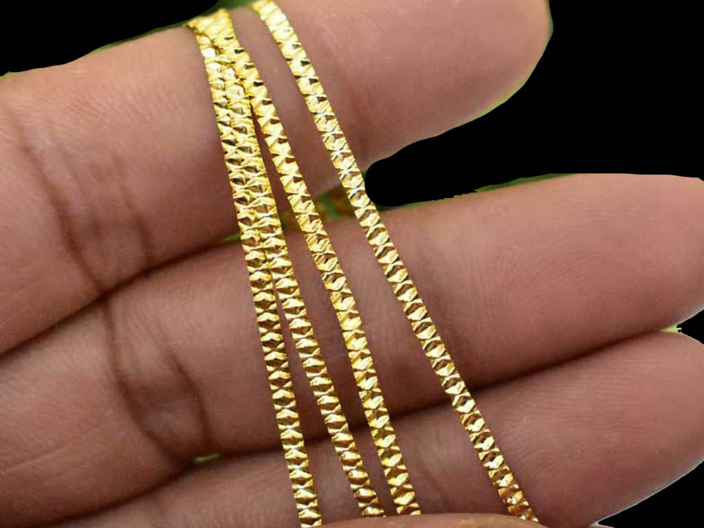 golden-diamond-pattern-embossed-mukaish-metal-strips