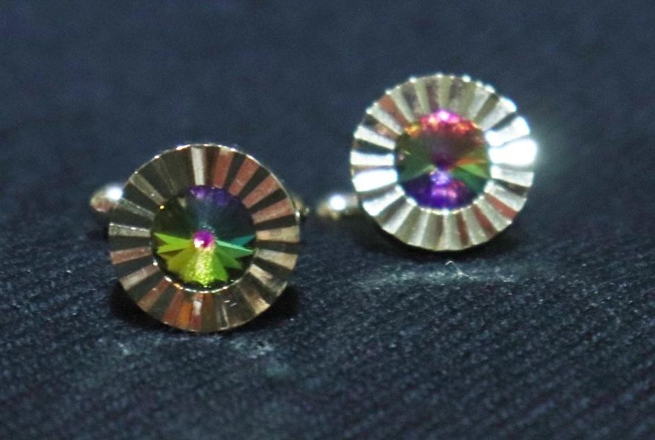 multi-colour-large-crystal-golden-metallic-cufflinks