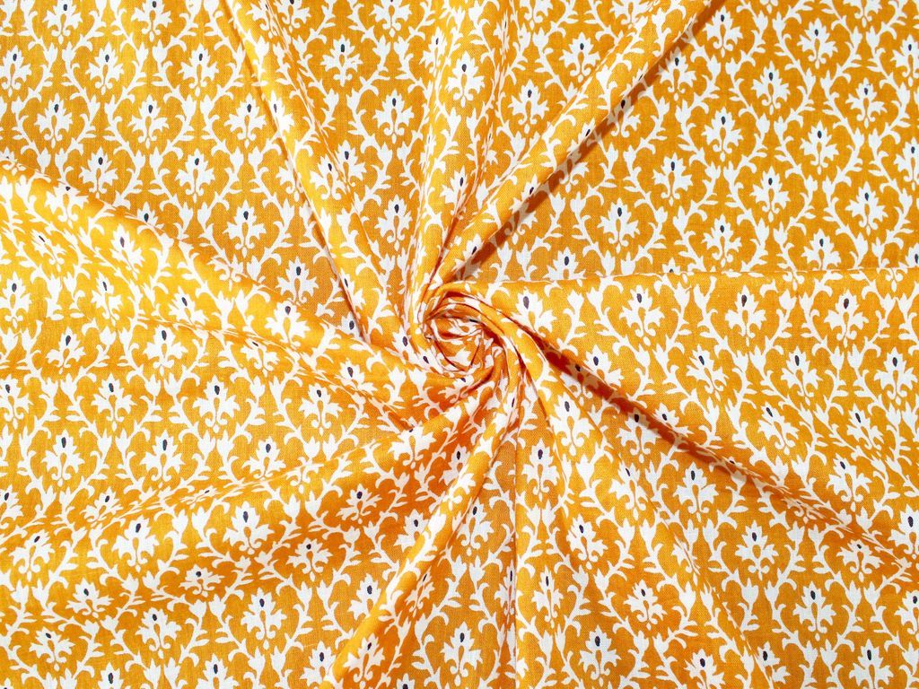 mustard-floral-motifs-cotton-fabric